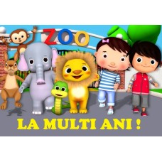 110822A5 Vafa Little Baby Bum la Zoo 20x15cm